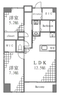 F・D VILLE【6階】の間取り