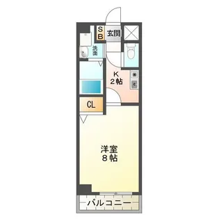 ウェル・セレッソEAST【1階】の間取り