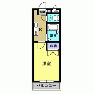 ハッピートゥルー【1階】の間取り