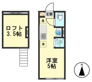 ハーモニーテラス小岩ウエストII【2階】の間取り