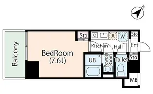 T’s garden 小田急相模原【4階】の間取り