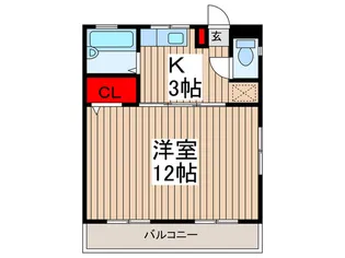半道ハイツ【2階】の間取り