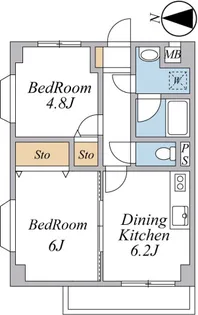 ジョイホームズII【3階】の間取り