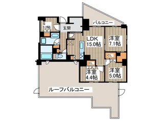 BRANZ中央林間【5階】の間取り