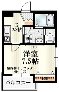 クレアシオン【2階】の間取り
