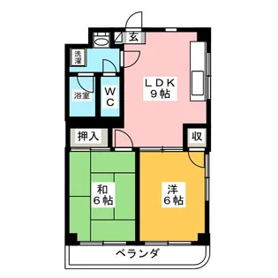 メゾングレース【2階】の間取り