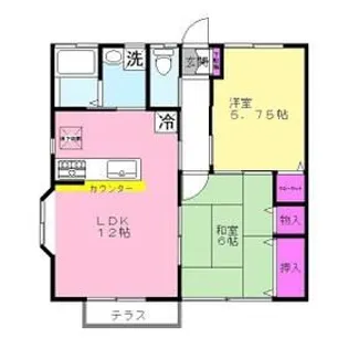 サンヒルズ【1階】の間取り