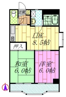TK浦安【3階】の間取り