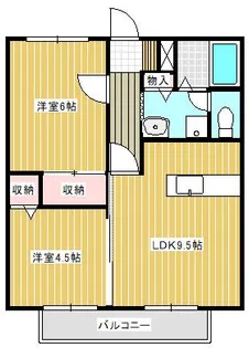 ボンシャンス一番館【1階】の間取り