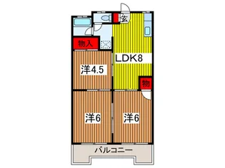 清宮ハイツ【3階】の間取り