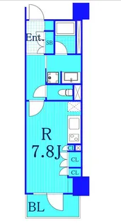 デュオステージ関内II【6階】の間取り