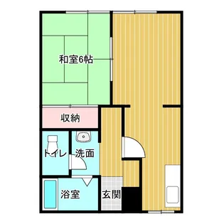 アリコハイツI【1階】の間取り