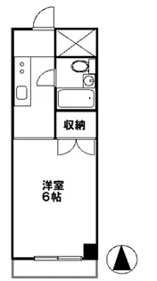 椙本ハイツ【2階】の間取り