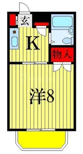 ナンカイエイト【2階】の間取り