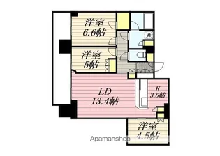 照葉ザ・タワー【28階】の間取り