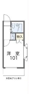 レオパレス高上【1階】の間取り