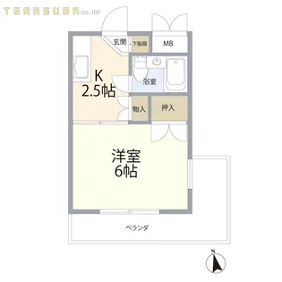 西大分ビル【3階】の間取り