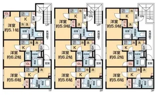 カーム・ヒル 舟渡【2階】の間取り