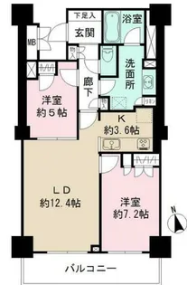 グランスイート千種タワー【4階】の間取り
