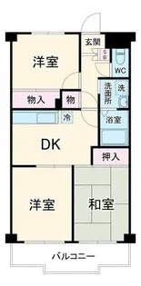 内田レジデンス【3階】の間取り
