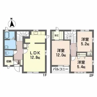 ソレーユ【1階】の間取り