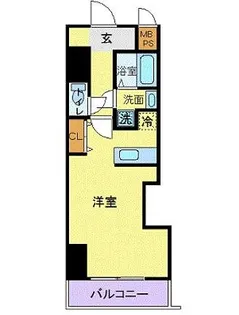 藤和横浜西口ハイタウン【5階】の間取り