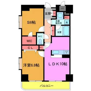 ベイシティ葛西2【10階】の間取り