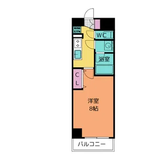 ラフィーネ日比野II【6階】の間取り