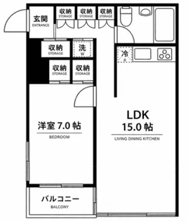 エムティーコート【4階】の間取り