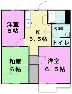 メイプル【2階】の間取り