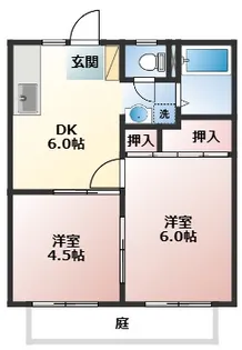 サンロード【1階】の間取り
