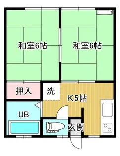 ミルキーハウス【1階】の間取り
