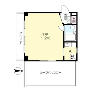 TWIN WOOD SQUARE【5階】の間取り