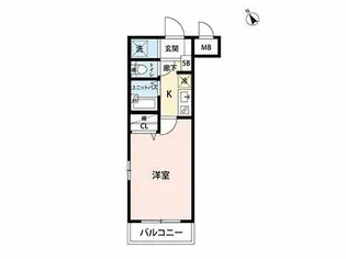 マイナビSTAY東大井(レジディア東品川)【2階】の間取り