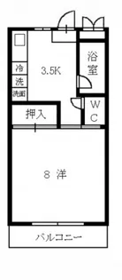 ツインヒルズA棟【3階】の間取り