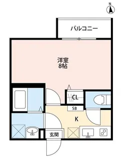 カーサ デ アミーゴ【1階】の間取り
