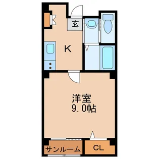 Js葵【4階】の間取り
