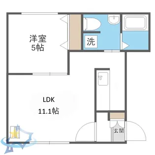 ラ メゾン ホクセイ【3階】の間取り