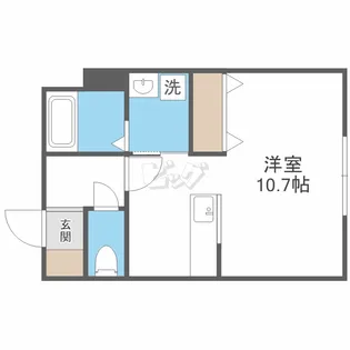 GATE63【4階】の間取り