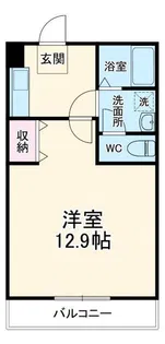 クレフラスト磐田竜洋【2階】の間取り