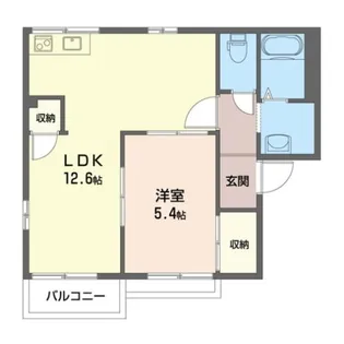 ハイネス片倉2【2階】の間取り