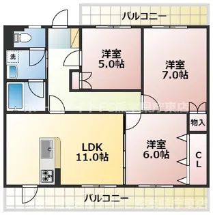 クリエイトコア【1階】の間取り