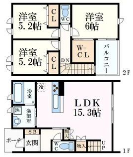 OA FLAT西中島IIの間取り