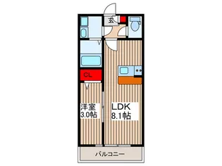 グランエスポワール東浦和【2階】の間取り