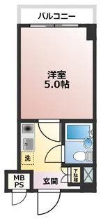 シルフィード衣笠【1階】の間取り