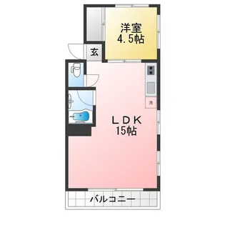 ▲サニーコート【3階】の間取り