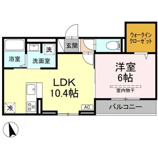 キャトル・セゾン【3階】の間取り