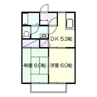 エステート21【2階】の間取り