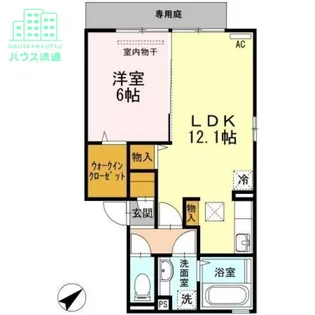 ラ・サクラ・サクラ・II【1階】の間取り