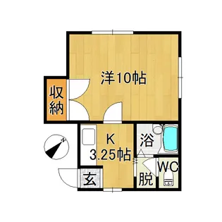 エステート・パレC【2階】の間取り